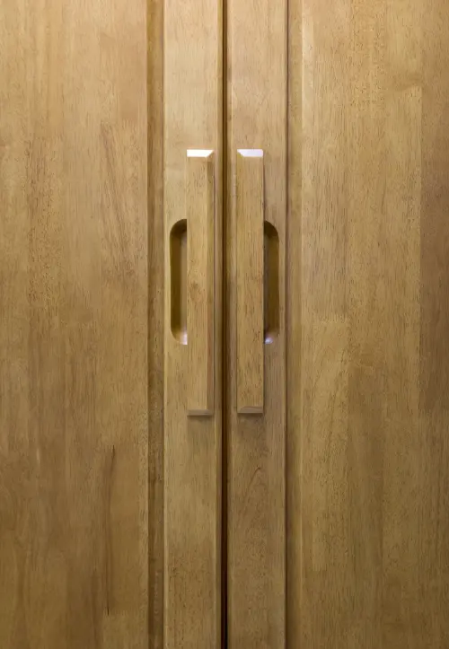 Wooden door handle - Veneered MDF Doors and Millwork